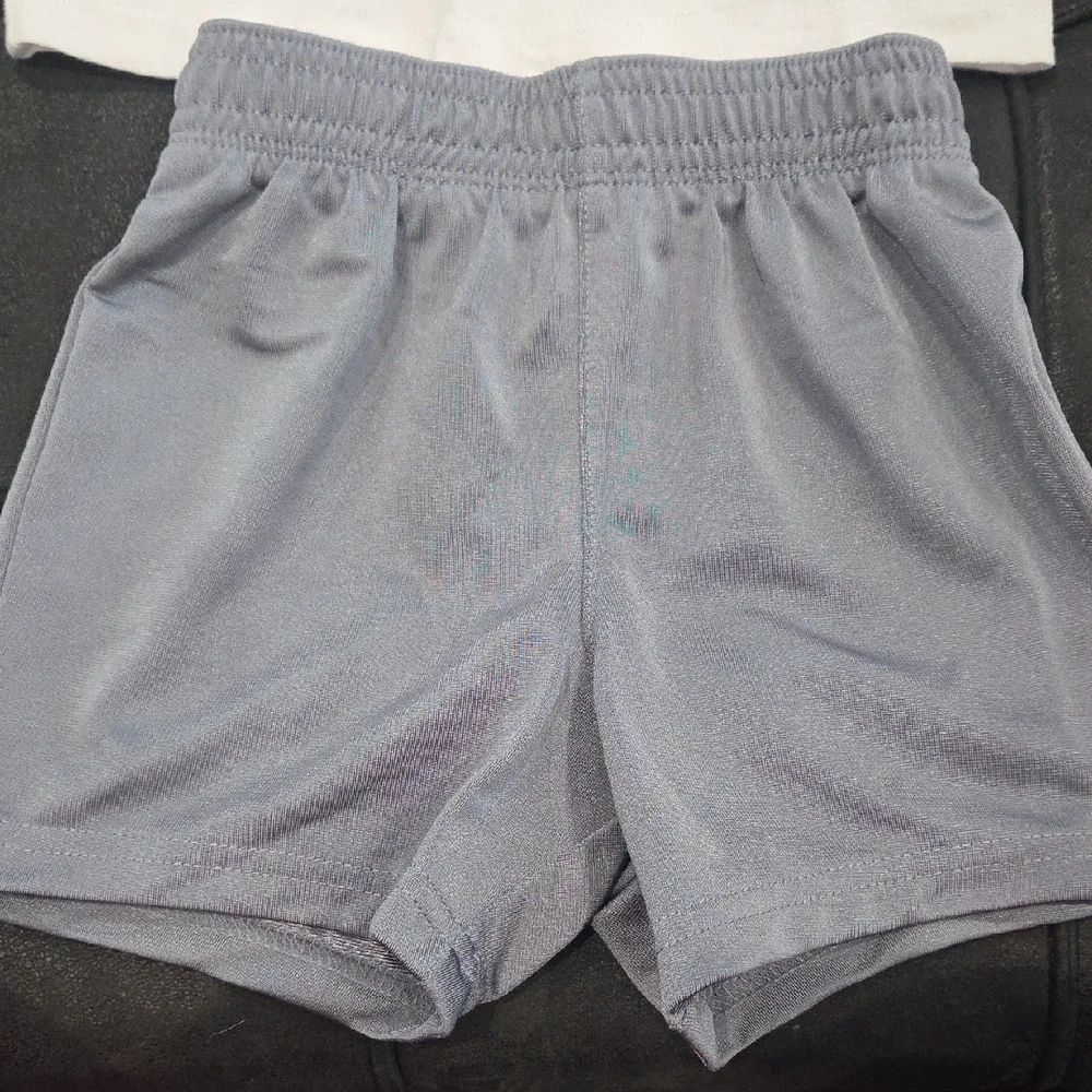Place Sport Gray Athletic Shorts & DINO Tank